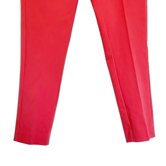 COURT & ROWE NWT Stretch Cotton Twill Trousers Size 4 in Bright Poppy - Picture 7 of 13